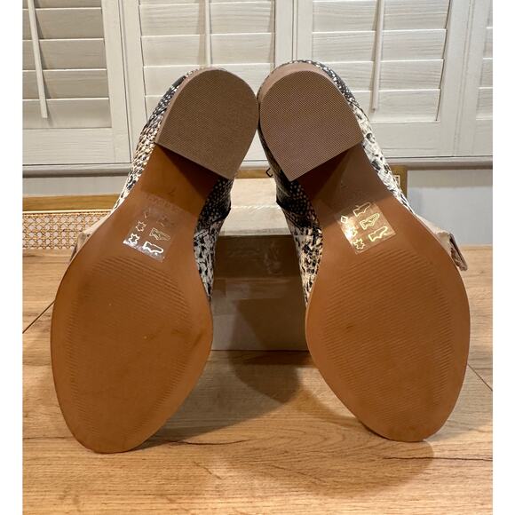 Madewell Ankle Boots Snake Embossed Leather Moonstone Multi Size 7 NIB Cloudlift - Picture 10 of 14